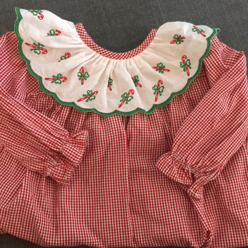 Candy cane romper